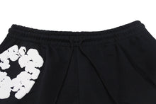 Load image into Gallery viewer, 新品未使用 DENIM TEARS デニムティアーズ THE COTTON WREATH コットンリース スウェットパンツ DT29834 サイズXXL ブラック 中古 4b004850