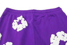 Load image into Gallery viewer, 新品未使用 DENIM TEARS デニムティアーズ THE COTTON WREATH コットンリース スウェットパンツ DTSPP004 サイズXL パープル 中古 4b004851