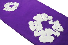 Load image into Gallery viewer, 新品未使用 DENIM TEARS デニムティアーズ THE COTTON WREATH コットンリース スウェットパンツ DTSPP004 サイズXL パープル 中古 4b004851