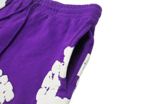 Load image into Gallery viewer, 新品未使用 DENIM TEARS デニムティアーズ THE COTTON WREATH コットンリース スウェットパンツ DTSPP004 サイズXL パープル 中古 4b004851