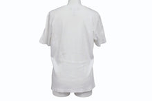 画像をギャラリービューアに読み込む, CHRISTIAN DIOR クリスチャンディオール Vネック半袖Ｔシャツ ガリアーノ期 4H16155950 ホワイト ブラック サイズ42 美品 中古 4b004856