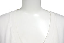 画像をギャラリービューアに読み込む, CHRISTIAN DIOR クリスチャンディオール Vネック半袖Ｔシャツ ガリアーノ期 4H16155950 ホワイト ブラック サイズ42 美品 中古 4b004856