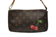 画像をギャラリービューアに読み込む, 極美品 LOUIS VUITTON ルイヴィトン モノグラム チェリー ポシェットアクセソワール アクセサリーポーチ 村上隆 M95008 中古 4b004860