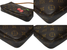 画像をギャラリービューアに読み込む, 極美品 LOUIS VUITTON ルイヴィトン モノグラム チェリー ポシェットアクセソワール アクセサリーポーチ 村上隆 M95008 中古 4b004860