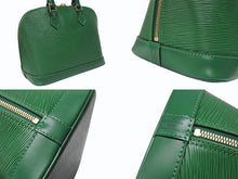 Load image into Gallery viewer, 極美品 LOUIS VUITTON ルイヴィトン アルマPM ハンドバッグ M52144 エピ レザー ゴールド金具 グリーン 中古 4b004861