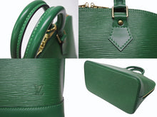 Load image into Gallery viewer, 極美品 LOUIS VUITTON ルイヴィトン アルマPM ハンドバッグ M52144 エピ レザー ゴールド金具 グリーン 中古 4b004861