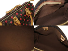 Load image into Gallery viewer, 極美品 LOUIS VUITTON ルイヴィトン スピーディ25 ハンドバッグ M95009 モノグラム チェリー ブラウン 村上隆 中古 4b004863