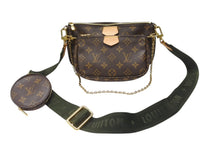 Load image into Gallery viewer, 極美品 LOUIS VUITTON ルイヴィトン モノグラム ミュルティポシェット アクセソワール カーキ ショルダーバッグ M44813 中古 4b004864