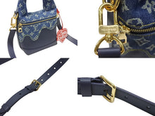 Load image into Gallery viewer, 新品同様品 LOUISVUITTON ルイヴィトン NIGO ジャパニーズクルーザー ハンドバッグ M45970 デニム トリヨン インディゴ 中古 4b004867