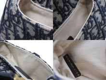 Load image into Gallery viewer, 極美品 Christian Dior クリスチャンディオール サドルミニバッグ ハンドバッグ M0456CTZQ オブリーク ネイビー 中古 4b004869