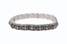 Load image into Gallery viewer, CHROME HEARTS クロムハーツ PYRAMID PLS LNK 3/8 ピラミッド プラスリンク ブレスレット 重量約71.1g 19リンク シルバー925 美品 中古 4b004873