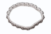 Load image into Gallery viewer, CHROME HEARTS クロムハーツ PYRAMID PLS LNK 3/8 ピラミッド プラスリンク ブレスレット 重量約71.1g 19リンク シルバー925 美品 中古 4b004873
