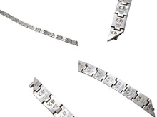 Load image into Gallery viewer, CHROME HEARTS クロムハーツ PYRAMID PLS LNK 3/8 ピラミッド プラスリンク ブレスレット 重量約71.1g 19リンク シルバー925 美品 中古 4b004873