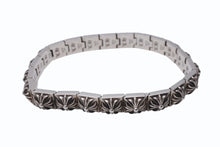 Load image into Gallery viewer, CHROME HEARTS クロムハーツ PYRAMID PLS LNK 3/8 ピラミッド プラスリンク ブレスレット 重量約78.1g 21リンク 美品 中古 4b004874