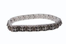 Load image into Gallery viewer, CHROME HEARTS クロムハーツ PYRAMID PLS LNK 3/8 ピラミッド プラスリンク ブレスレット 重量約78.1g 21リンク 美品 中古 4b004874