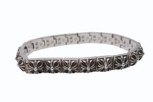 Load image into Gallery viewer, CHROME HEARTS クロムハーツ PYRAMID PLS LNK 3/8 ピラミッド プラスリンク ブレスレット 重量約78.1g 21リンク 美品 中古 4b004874
