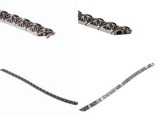 Load image into Gallery viewer, CHROME HEARTS クロムハーツ PYRAMID PLS LNK 3/8 ピラミッド プラスリンク ブレスレット 重量約78.1g 21リンク 美品 中古 4b004874