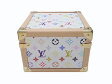 Load image into Gallery viewer, 新品未使用 LOUIS VUITTON ルイヴィトン LV × TM マル ピラミッド トランクケース M13126 モノグラム マルチカラー 村上隆 中古 4b004882