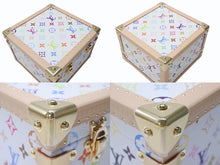 Load image into Gallery viewer, 新品未使用 LOUIS VUITTON ルイヴィトン LV × TM マル ピラミッド トランクケース M13126 モノグラム マルチカラー 村上隆 中古 4b004882