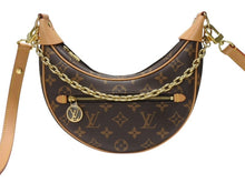 Load image into Gallery viewer, 新品同様 LOUIS VUITTON ルイヴィトン ループ モノグラム 2WAY ショルダーバッグ M81098 モノグラムキャンバス ゴールド金具 中古 4b004884