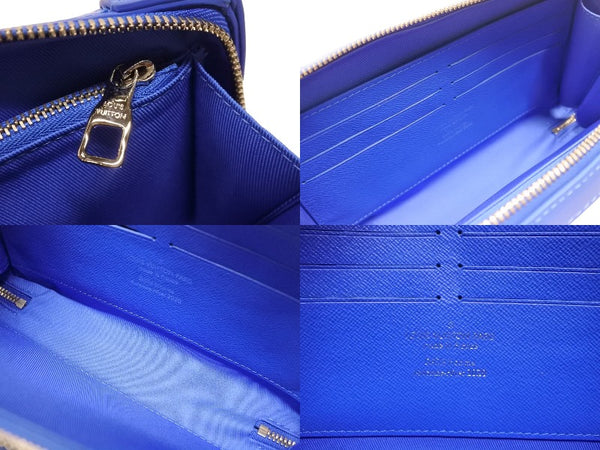 極美品 LOUIS VUITTON ルイヴィトン ソフトトランク クラウズ ショルダーバッグ ヴァージル期 M45432 カウハイドレザー ブルー ホワイト 中古 4b004887