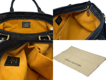 Load image into Gallery viewer, 極美品 LOUIS VUITTON ルイヴィトン ネオカヴィMM 2WAYバッグ M95351 モノグラム デニム ブラック ゴールド金具 中古 4b004888