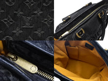Load image into Gallery viewer, 極美品 LOUIS VUITTON ルイヴィトン ネオカヴィMM 2WAYバッグ M95351 モノグラム デニム ブラック ゴールド金具 中古 4b004888