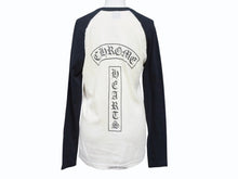 Load image into Gallery viewer, CHROME HEARTS クロムハーツ Old Vine Dagger LS Tee オールドモデル ヴァインダガー ラグラン長袖Tシャツ ホワイト ブラック 美品 中古 4b004900