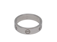 画像をギャラリービューアに読み込む, 新品同様 CARTIER カルティエ LOVEリング クラシックモデル B4084700 重量約9.5g 750刻印 サイズ63 約22号 ホワイトゴールド 中古 4b004901