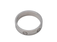 画像をギャラリービューアに読み込む, 新品同様 CARTIER カルティエ LOVEリング クラシックモデル B4084700 重量約9.5g 750刻印 サイズ63 約22号 ホワイトゴールド 中古 4b004901