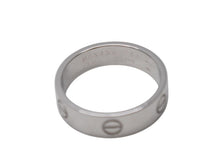 画像をギャラリービューアに読み込む, 新品同様 CARTIER カルティエ LOVEリング クラシックモデル B4084700 重量約9.5g 750刻印 サイズ63 約22号 ホワイトゴールド 中古 4b004901