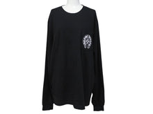 Load image into Gallery viewer, 極美品 CHROME HEARTS クロムハーツ ホースシュー 長袖Tシャツ ロングスリーブ ロサンゼルス限定 ブラック サイズL 中古 4b004904