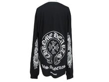 Load image into Gallery viewer, 極美品 CHROME HEARTS クロムハーツ ホースシュー 長袖Tシャツ ロングスリーブ ロサンゼルス限定 ブラック サイズL 中古 4b004904