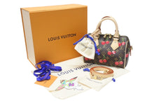 Load image into Gallery viewer, 新品未使用 LOUIS VUITTON ルイヴィトン LV TM スピーディー バンドリエール20 チェリーブロッサム ハンドバッグ M13094 中古 4b004905