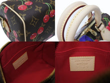 Load image into Gallery viewer, 新品未使用 LOUIS VUITTON ルイヴィトン LV TM スピーディー バンドリエール20 チェリーブロッサム ハンドバッグ M13094 中古 4b004905
