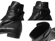 Load image into Gallery viewer, SAINT LAURENT PARIS サンローラン パリ ジョッパーブーツ ショートブーツ 靴 443200 レザー ブラック サイズ45 美品 中古 4b004907