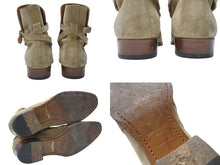 Load image into Gallery viewer, SAINT LAURENT サンローラン WYATT 30 JODHPUR BOOTS ワイアット 30 ジョッパーブーツ 靴 498372 スエード ベージュ サイズ45 美品 中古 4b004908