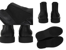 Load image into Gallery viewer, CALVIN KLEIN カルバンクライン サイドゴアブーツ メタルトゥ レザー ブラック サイズ44 美品 中古 4b004909