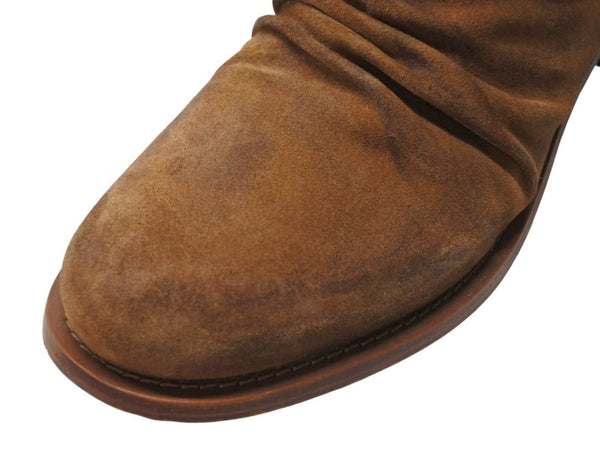 AMIRI アミリ SKINNY STACK BOOT スキニースタックサイドジップブーツ スウェード ブラウン サイズ11 2/1 良品 中古 4b004915