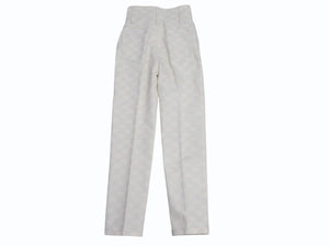 FENDI フェンディ FF総柄 パンツ レディース サイズ36 FLP631 ホワイト アイボリー 美品 中古 4b004918