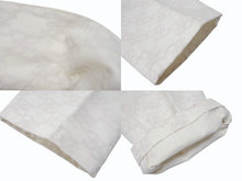 画像をギャラリービューアに読み込む, FENDI フェンディ FF総柄 パンツ レディース サイズ36 FLP631 ホワイト アイボリー 美品 中古 4b004918