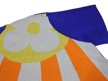 画像をギャラリービューアに読み込む, LOUIS VUITTON ルイヴィトン LVMインターシャＴシャツ ニット RM211M ZLW HKN15W コットンブルー マルチカラー サイズXS 美品 中古 4b004921