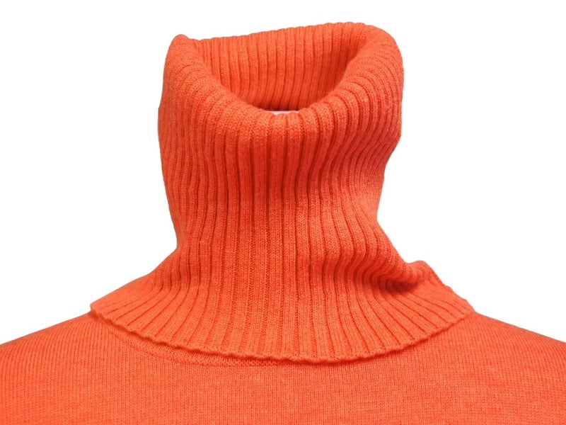 AMBUSH アンブッシュ ニット ハイネック ロゴ ウール ナイロン ポリウレタン レッド サイズ3 美品 中古 4b004922
