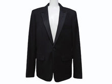 画像をギャラリービューアに読み込む, SAINT LAURENT PARIS サンローラン パリ ジャケット 392891 ブラック サイズ50 ウール 美品 中古 4b004927