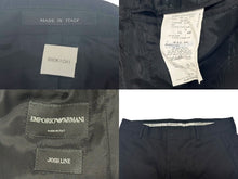 Load image into Gallery viewer, 極美品 Emporio Armani エンポリオアルマーニ セットアップ テーラードジャケット スラックス サイズ48 EXILE SHOKICHI着用 中古 4b004930