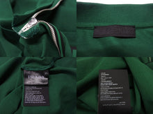 画像をギャラリービューアに読み込む, 極美品 PRADA プラダ ジップアップ ポロシャツ 半袖 98339 トップス コットン グリーン サイズXL 中古 4b004932