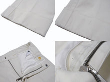 画像をギャラリービューアに読み込む, GUCCI グッチ 2015年製 スラックス パンツ 363962Z7773 ホワイト アイボリー サイズ46 美品 中古 4b004933