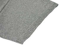 画像をギャラリービューアに読み込む, 極美品 RAF SIMONS ラフシモンズ The Clash サマーニット 915568 スカーフドッキング ラメ シルバー レーヨン ポリエステル サイズXS 中古 4b004934