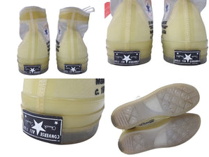 CONVERSE × OFF-WHITE コンバース オフホワイト CHUCK TAYLOR ALL-STAR VULCANIZED チャックテイラー スニーカー 162204C ホワイト サイズ29.5 美品 中古 4b004936