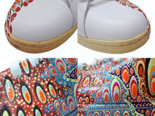 画像をギャラリービューアに読み込む, adidas アディダス ハイカットスニーカー スタンスミスmid ハンドペイントレザー ホワイト マルチカラー サイズUS12 美品 中古 4b004937